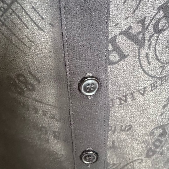 Nasty Gal women’s sheer button shirt with tie size small - Picture 7 of 10